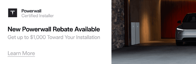 Tesla Powerwall 3 - Rebate